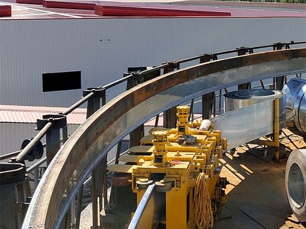 Spiral silo machine